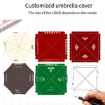 Outdoor Sunshade Umbrella Courtyard Umbrella Sunscreen Umbrella Beach Umbrella Security Guard Box Umbrella Outdoor Anti Ultraviolet Folding Umbrella