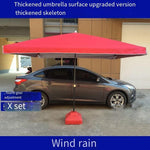 Outdoor Sunshade Large Stall Umbrella Large Umbrella Ground Stall Beach Umbrella Stall Umbrella Square Umbrella Commercial Folding Advertising Umbrella