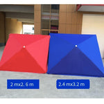 Outdoor Sunshade Large Stall Umbrella Large Umbrella Ground Stall Beach Umbrella Stall Umbrella Square Umbrella Commercial Folding Advertising Umbrella