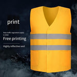 Railway Reflective Vest Reflective Vest Environmental Sanitation Construction Reflective Clothing Reflective Safety Clothing