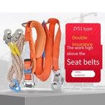 Pole Type Safety Belt Electric Safety Belt Double Safety Pole Rope High Altitude Power Belt Outdoor Wire Pole Climbing Single Waist Type