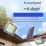 Solar Lamp Household Outdoor Courtyard Lamp LED Light Waterproof Projection Lamp Indoor And Outdoor New Rural Lighting Street Lamp 90w