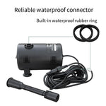 Solar 12v Water Pump Brushless Dc Micro Fountain Water Pump Garden Fish Pond Landscape With 2 Kinds Of Nozzles 12v Water Pump + 25w Solar Panel