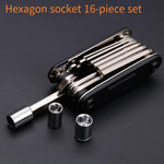 Box Type Hexagonal Wrench Socket Set Screwdriver 16 Piece Tool Set Multifunctional