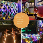 Solar LED Lamp String Outdoor Waterproof Star Lamp String Courtyard Decorative Lamp All Over The Sky Star Lamp With Super Bright Seven Color Lamp