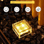 Solar Buried Lamp Courtyard Outdoor Lawn Lamp Garden Landscape Decorative Lamp LED Waterproof Villa Balcony Terrace Household Buried Lamp Five Sets