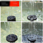 Solar Fountain Solar Fountain Floating Micro Fountain With Battery Outdoor Garden Garden Rockery Landscaping Water Pump 1w