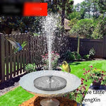 Solar Fountain Solar Fountain Floating Micro Fountain With Battery Outdoor Garden Garden Rockery Landscaping Water Pump 1w