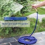 30m Wash Car Water Gun High Pressure Telescopic Hose Hose Car Washing Machine Garden Watering Flower Spray Gun Domestic Sprinkler Pressurized