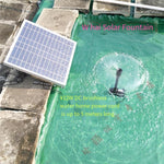 Solar Water Pump Villa Fish Pond Fountain Solar Water Pump Pond Oxygenation Filtration Circulating Water Pump 2w Fountain