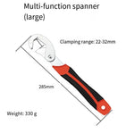 Multi Function Spanner Large Opening Labor Saving Spanner Fast Pipe Two Piece Universal