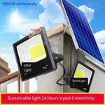 Solar Lamp Household One Driven Two Courtyard Lamp High-power Outdoor Lamp LED Projection Lamp Outdoor LampBright 65w