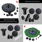 Solar Fountain Pond Water Pump Micro Fountain Solar Floating Fountain Solar Fountain