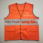 Pure Cotton Reflective Red Vest, Warning Suit, Reflective Vest, Safety Suit, Power Construction Supervision Picture Color