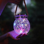 Creative Crack Star Solar Lamp Outdoor Courtyard Tree Lamp Outdoor Courtyard Balcony Layout Decoration Villa Indoor Small Night Lamp Warm Light