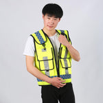 Reflective Vest Vest Construction Safety Protective Clothing Riding Vest Motorcycle Safety Clothing