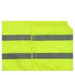 15 Pieces Sanitary Fluorescent Yellow Reflective Warning Reflective Vest One Size Fits All Reflective Vest Cleaning Reflective Overalls