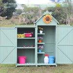 Outdoor Garden Tool Room Courtyard Tool Room Outdoor Storage Cabinet Sundry Sorting Box Waterproof Sunscreen Cyan Full-layer Board