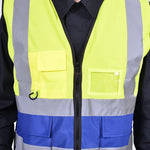 Reflective Vest Reflective Vest Reflective Clothing Reflective Traffic Construction Riding Vest Fluorescent