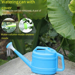 Thickened Sprinkling Pot Large Watering Spray Pot Plastic Watering Pot Long Spout Sprinkling Pot Gardening Watering Pot Household Watering Pot New 5L Blue