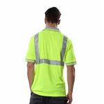 Reflective Vest Reflective Material Fluorescent Yellow for Construction Building Working Safety Clothes - 2XL Size