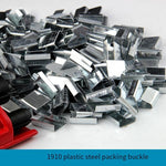 6 Pieces PET Plastic Steel Belt Packing Buckle Iron Sheet Hand 1910