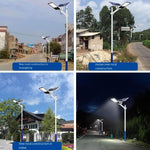 Solar Lamp Street Lamp Outdoor Courtyard Lamp Household New Rural LED High-power Lamp Highlight Road Engineering Street Lamp Household Courtyard Model