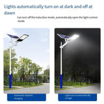 Solar Lamp Street Lamp Outdoor Courtyard Lamp Household New Rural LED High-power Lamp Highlight Road Engineering Street Lamp Household Courtyard Model