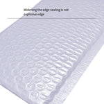 244 Pieces White Matte Film Bubble Bag Pearl Film Envelope Express Bag Waterproof Bag Envelope Bag 18 * 23 + 4cm