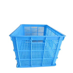 Processing Blue Rectangular Plastic Box With Plastic Frame Anti Falling And Pressure Resistant Turnover Box Blue