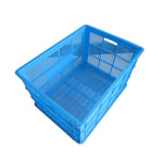 Processing Blue Rectangular Plastic Box With Plastic Frame Anti Falling And Pressure Resistant Turnover Box Blue