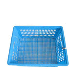 Process Thickened Plastic Basket Rectangular Basket Blue Large capacity Safe And Reliable Wear-Resistant Non-Toxic And Tasteless