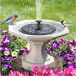 Solar Fountain With Battery Outdoor Courtyard Running Water Aquarium Fish Pond Oxygenation Micro Water Pump Landscape Decoration Solar Water Pump 2.4w