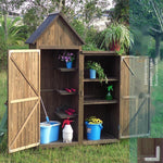 Outdoor Storage Cabinet Rainproof And Sunscreen Glove Cabinet Balcony Box Toy Storage Cabinet Green 6-grid