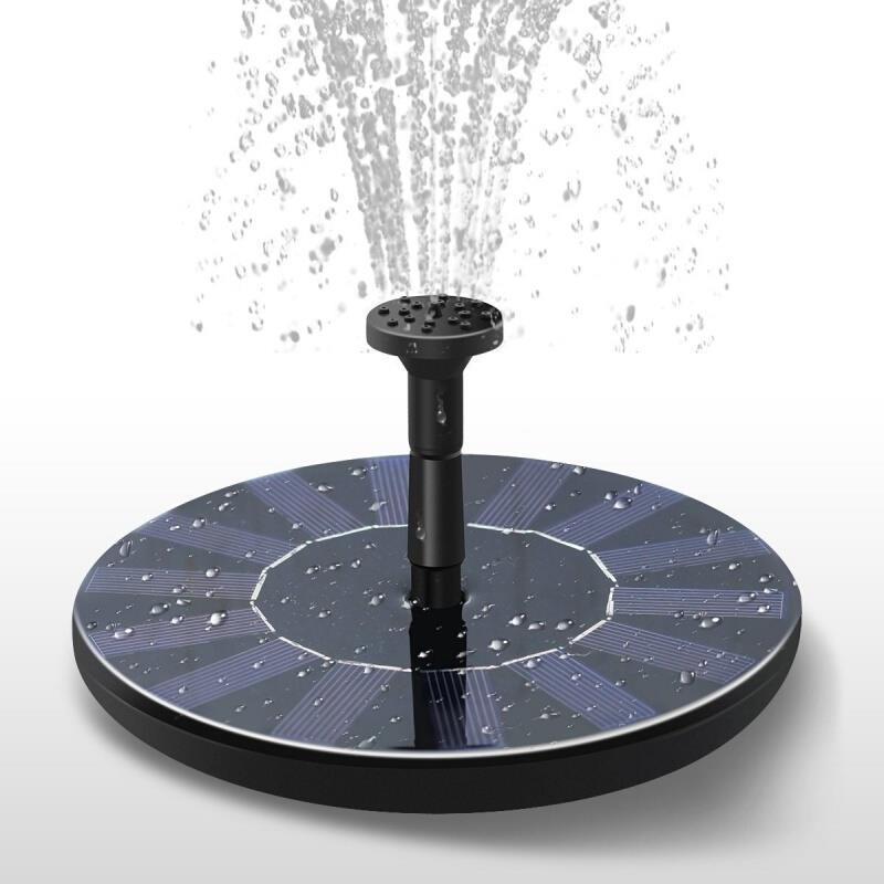 Solar Rockery Water Flow Small Water Pump Flow Brushless Water Pump Solar Sprinkler Outdoor Fountain Water Spray Solar Floating Fountain