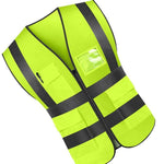 Reflective Vest Reflective High Visibility Safety Vest Perfect for Cycling, Running, Volunteer, Construction