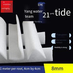 20 Pieces EPE Pearl Cotton Corner Protection Edge Plastic 4cm * 4cm * 8mm 1m One Piece