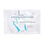 Thickened Disposable Gloves Food Catering Plastic Hand Film Transparent Durable Thickened 100 Pieces L