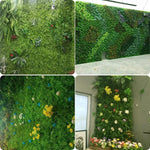 Green Plant Wall Decoration Plant Wall Lawn Image Wall Hanging Plastic Simulation Turf Flower Fake Flower Special Dense Eucalyptus * 1 Piece