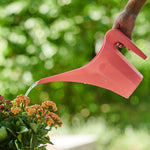 10 Pcs Gardening Watering Pot Watering Pot Household Watering Pot For Flowers And Vegetables Indoor Thickened Plastic Long Mouth Pot Flower Raising Tool 1.2L Pink