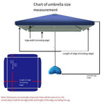 Sunshade Outdoor Sun Umbrella Large Stall Square Large Courtyard Umbrella Large Umbrella Commercia Umbrella Dark Green 2m * 2m + Bottom Seat