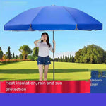 Outdoor Sunshade Large Stall Ground Stall Beach Umbrella Straight Pole Courtyard Umbrella Umbrella