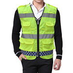 Reflective Vest Construction Reflective Vest Reflective Riding Suit Safety Reflective Vest Sanitation Vest Fluorescent Yellow