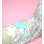 200 Pieces Disposable Thin PE Gloves Extended Care Gloves Food Inspection Lobster Hand Film Gloves M