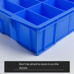 Multi Grid Tool Storage Box Set Parts Screw Classification Box Turnover Box Warehouse Blue