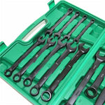 14 Pieces Open Box Box Solid Box Wrench Set Auto Repair Tool Black Box Hardware Board