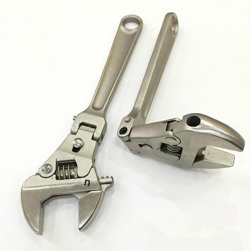 8-inch Ratchet Quick Dual Purpose Spanner Multi Function Adjustable Spanner Folding Shake Head Adjustable Spanner