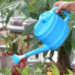 Thickened Sprinkling Kettle Large Watering Spray Kettle Plastic Watering Kettle Long Spout Flower Sprinkling Kettle Household Watering Kettle 2.5L Green Tool