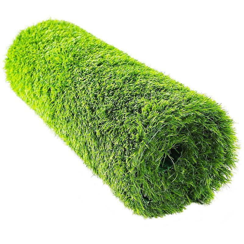 2.0cm Dense Simulated Lawn Carpet Kindergarten Green Plastic Decoration Artificial Football Field Outdoor Enclosure Artificial Bedding Fake Turf