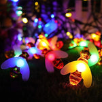 Solar Lamp String Solar Sun Lamp Garden Decorative Landscape Lamp Solar Outdoor Waterproof Courtyard Lamp Creative Bee Decorative Lamp